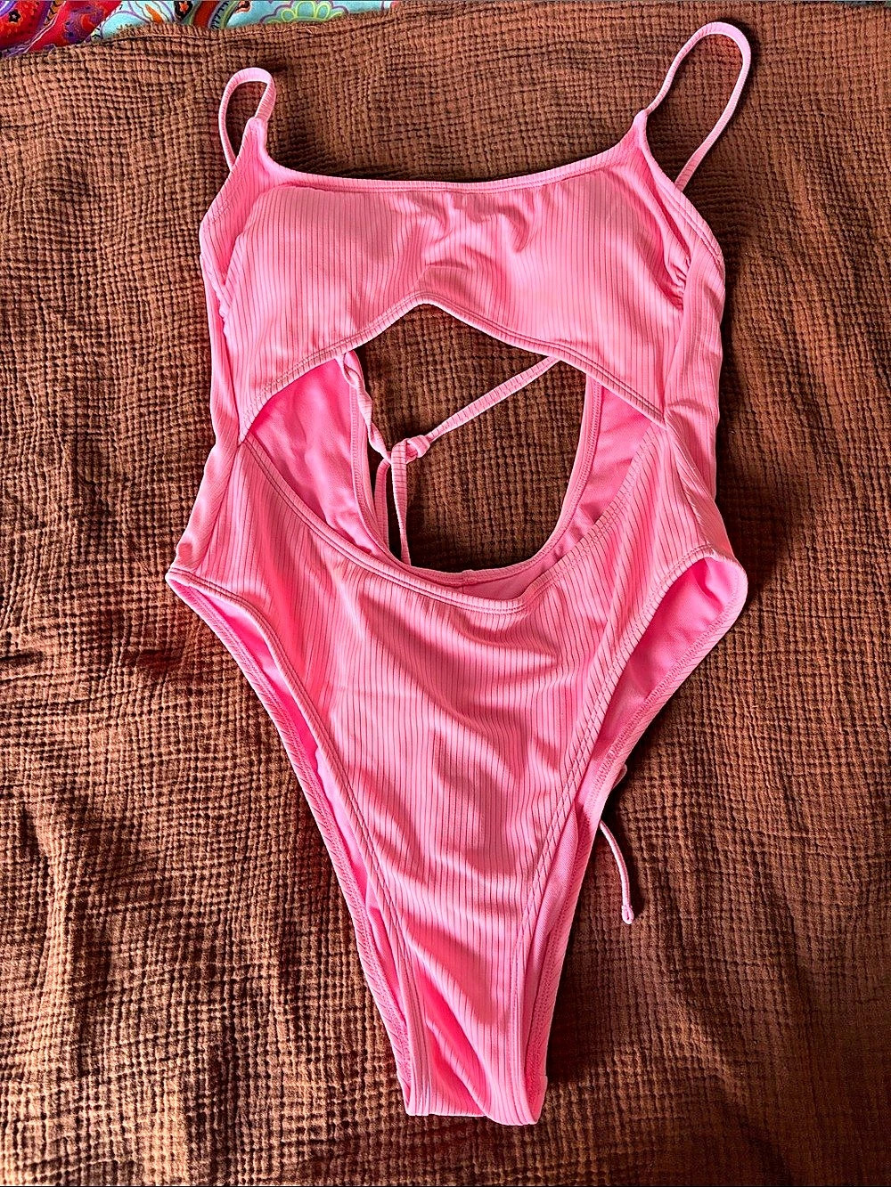 Wild Fable Pink One-Piece Swimsuit Size Medium